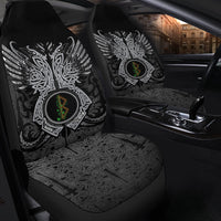 Viking Car Seat Covers Berkana Rune, Raven Tattoo RLT12 - Wonder Print Shop