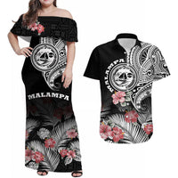 Vanuatu Malampa Province Matching Hawaiian Shirt And Dress Hibiscus Tribal Polynesian Tattoo Ver Black LT9 - Wonder Print Shop