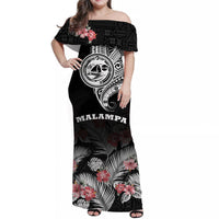 Vanuatu Malampa Province Matching Hawaiian Shirt And Dress Hibiscus Tribal Polynesian Tattoo Ver Black LT9 - Wonder Print Shop