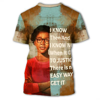 AfricanT Shirt Claudette Colvin Quote Paint Mix African T Shirt - Wonder Print Shop