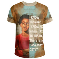 AfricanT Shirt Claudette Colvin Quote Paint Mix African T Shirt - Wonder Print Shop