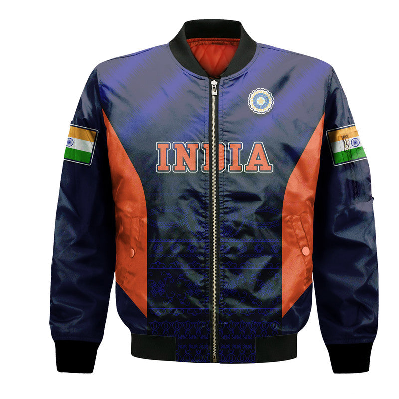 custom-personalised-india-national-cricket-team-bomber-jacket-men-in-blue-sports-style