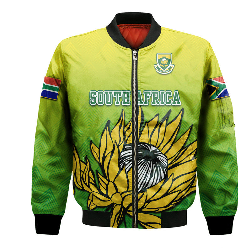 custom-personalised-south-africa-national-cricket-team-bomber-jacket-proteas-sports-yellow-style