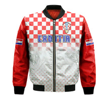 Croatia Hrvatska Football World Cup Vibe Bomber Jacket LT9 - Wonder Print Shop