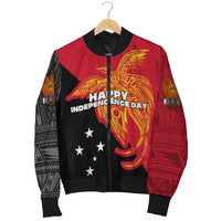 Papua New Guinea Men Bomber Jacket Independence Day Flag Style LT16 - Wonder Print Shop