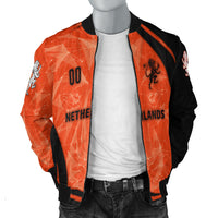 (Custom Personalised) The Netherlands Football 2021 Men's Bomber Jacket Sport Style LT16 - Wonder Print Shop