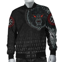 Viking Bomber Jacket Fenrir Wolf RLT12 - Wonder Print Shop