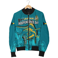 (Custom Personalised) Bahamas Independence Day Bomber Jacket Blue Marlin Since 1973 Style - Wonder Print Shop