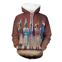 Five Chief Native American 3D Hoodie LT10 - Wonder Print Shop