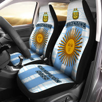Argentina Football 2022 Car Seat Covers Vamos La Albiceleste Ver.01 - Wonder Print Shop