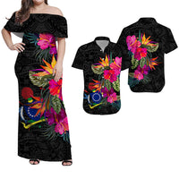 Cook Islands Hibiscus Polynesian Tribal Matching Hawaiian Shirt And Dress - LT12 - Wonder Print Shop