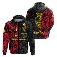 Custom Personalised Papua New Guinea 47th Independence Day Bird Of Paradise Hoodie LT2 - Wonder Print Shop