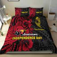 Custom Personalised Papua New Guinea 47th Independence Day Bird Of Paradise Bedding Set - LT2 - Wonder Print Shop