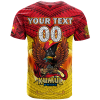 Custom Papua New Guinea Rugby Kumul Pride T Shirt LT2 - Wonder Print Shop
