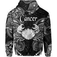 Cancer Zodiac Polynesian Hoodie Unique Style Black LT8 - Wonder Print Shop