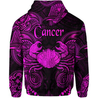 Cancer Zodiac Polynesian Hoodie Unique Style Pink LT8 - Wonder Print Shop