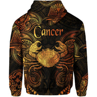 Cancer Zodiac Polynesian Hoodie Unique Style Gold LT8 - Wonder Print Shop
