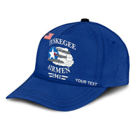 custom-personalised-tuskegee-airmen-classic-cap-the-blue-tails-original-style-blue