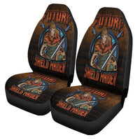 Viking Car Seat Covers Future Shield Maiden Car Seat Covers RLT12 - Wonder Print Shop