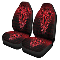 Viking Car Seat Covers The Armor Of Viking Red Version Car Seat Covers RLT12 - Wonder Print Shop