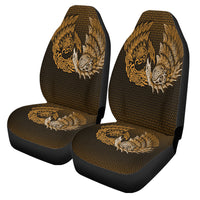 Viking Car Seat Covers Ragnarok Huginn Muninn Gold Version Car Seat Covers RLT12 - Wonder Print Shop