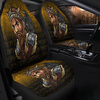 Viking Car Seat Covers Viking Warrior Odin Valhalla Raven Car Seat Covers RLT12 - Wonder Print Shop