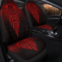 Viking Car Seat Covers Eye of Odin Red Version Car Seat Covers RLT12 - Wonder Print Shop