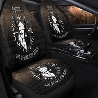 Wonder Print Shop Car Seat Covers - Odin God Of War and Death Car Seat Covers RLT12 - Wonder Print Shop