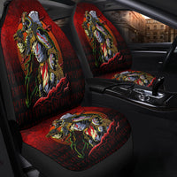Viking Car Seat Covers Samurai Viking Warrior Ronin Berserk Armor Axe Car Seat Covers RLT12 - Wonder Print Shop