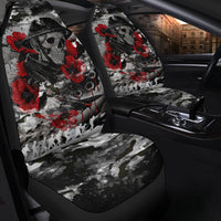 Skull Camo - U.S Army Undying Love For The Motherland Car Seat Covers - LT2 - Wonder Print Shop