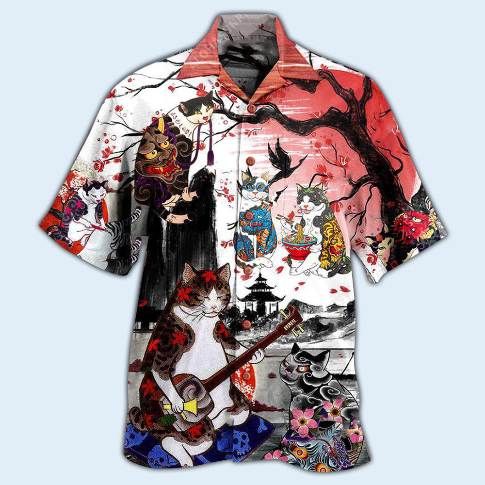 cat-japanese-art-style-hawaiian-shirt