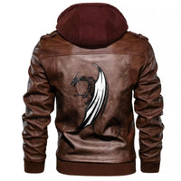 Viking Celtic Dragon Leather Jacket RLT12 - Wonder Print Shop