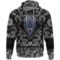 Viking Hoodie Celtic Knot Tattoo Mountain Forest Symbol Travel with Bandana Paisley Style RLT12 - Wonder Print Shop
