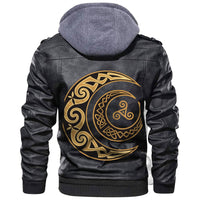Viking Celtic Moons Leather Jacket RLT12 - Wonder Print Shop