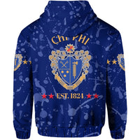 Chi Phi Hoodie Simple Style Blue LT8 - Wonder Print Shop