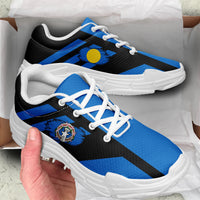 Polynesian Footwear Northern Mariana Flag - (Men's/Women's) Chunky Sneakers LT6