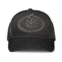 viking-classic-cap-viking-vegvisir-with-ouroboros-and-runes-classic-cap