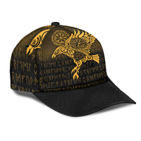 viking-classic-cap-raven-vegvisir-tattoo-gold-version-classic-cap