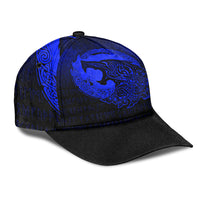 viking-classic-cap-fenrir-viking-3d-tattoo-blue-version-classic-cap