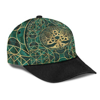 viking-classic-cap-tree-of-life-with-triquetra-malachite-and-gold-classic-cap