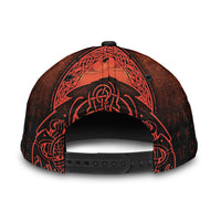 viking-classic-cap-fenrir-viking-3d-tattoo-orange-version-classic-cap