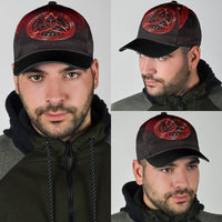 viking-classic-cap-vegvisir-nordic-viking-rune-red-version-classic-cap