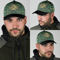 viking-classic-cap-tree-of-life-with-triquetra-malachite-and-gold-classic-cap