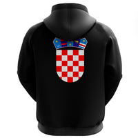 Croatia Hoodie Heartbeat - Wonder Print Shop