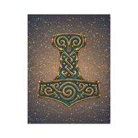 Viking Tapestry - Mjolnir Of Thor RLT12 - Wonder Print Shop