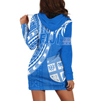 Fiji Rugby Sevens Hoodie Dress Fijian 7s Tapa Polynesian Blue Ver.01 LT13 - Wonder Print Shop