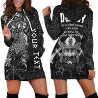 (Custom Personalised) Viking Dad Hoodie Dress Odin Runes Fathers Day LT13 - Wonder Print Shop