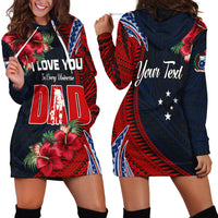 Samoa Fathers Day Hoodie Dress Polynesian Best Dad Ever LT13 - Wonder Print Shop