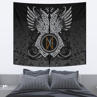 Viking Tapestry - Dagaz Rune, Raven Tattoo RLT12 - Wonder Print Shop