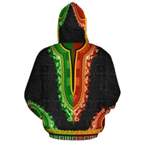 African Hoodie Dashiki Honor Pullover - Wonder Print Shop